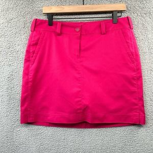 NIKE GOLF Tour Performance Skort Womens 8 Pink Athletic Built in Shorts Skirt